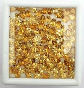 Natural <b>Citrine</b> Oval Cut Loose Gemstones 3x5MM Faceted Calibrated <b>Citrine</b> Stone Wholesale Price Bulk For Jewelry Making Supplies - Product Image 1