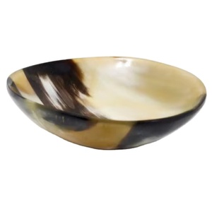 Bol à fruits en agate de corne naturelle de haute qualité, artisanal, écologique, décoration d'intérieur, bords irréguliers, poli, style animal, vaisselle - Product Image 1