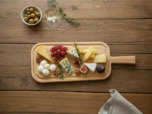 Eco Friendly Wooden <b>Tray</b> for Tea Coffee <b>Snacks</b> Breakfast with Natural Finish Available at Factory Price - Product Image 4