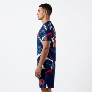 Ready to Ship Mesh Football Uniforms Shirts Soccer Jerseys Sets for Team Scrimmage Quick Dry <b>Athletic</b> Shorts Personalized Logo - Product Image 6