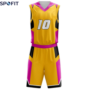 Ensembles d'uniformes d'équipe de basketball pour hommes personnalisés de haute qualité, 100 % polyester respirant, vente en gros - Product Image 2