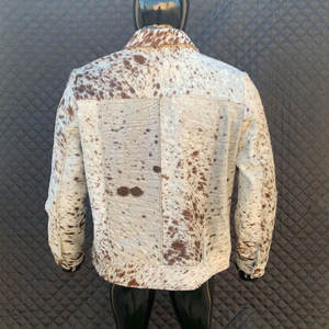 Veste en cuir pour homme de haute qualité, en cuir de vachette, sur mesure, veste d'hiver, col montant, veste bomber en cuir de vachette - Product Image 2