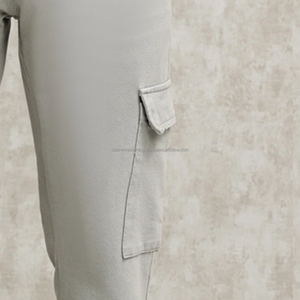 Pantalones informales modernos con funcionalidad resistente Estilo de calle Tela de lona ligera y bolsillos prácticos - Product Image 5