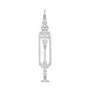 Escaliers modernes sans cadre en fer pour usage intérieur avec garde-corps de balcon - Résistants à la rouille - Product Image 1