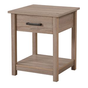 Elegante comodino in legno di sandalo contemporaneo - Product Image 2