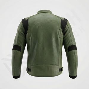 Veste de moto en cuir véritable pour homme de qualité supérieure, nouvelle arrivée, vestes de moto d'hiver, protections amovibles, personnalisables - Product Image 2