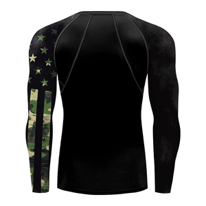 <b>Custom</b> Mens Rash Guard Full Sleeve Lightweight <b>Compression</b> Fitness <b>Shirt</b> Premium Manufacturer Wholesale Supply - Product Image 6