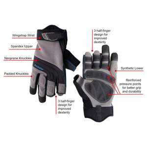 Guantes de Vela que Mejoran tus Aventuras Acuáticas con Destreza de 3 Dedos y Agarre Superior, Antideslizantes, Venta al Por Mayor - Product Image 3