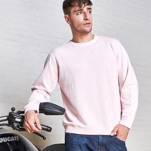 Logo personnalisé 420 GSM Pull en polyester et coton épais tricoté Sweat-shirt à col rond vierge surdimensionné pour hommes Sweats à capuche à la mode - Product Image 6