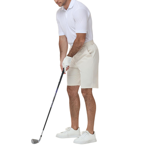 Shorts de golf pour hommes en tissu de haute qualité, séchage rapide, avec logo personnalisé, vêtements de sport pour le voyage ou les matchs - Product Image 2