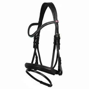 Nouvelle bride de course pour chevaux en cuir rembourré, de haute qualité, souple, parfaitement ajustable, de luxe, à la mode, vente en gros - Product Image 5