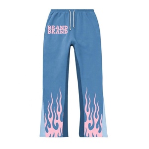 Econex Sports 2025 Ensemble de pantalons à capuche surdimensionnés en coton éponge français imprimés bouffants en 3D avec logo personnalisé pour hommes, respirant et décontracté, style estival - Product Image 3