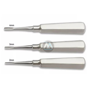 Curettes osseuses dentaires manuelles en acier inoxydable à manche creux VOLKMANN Fig. Instruments chirurgicaux à poignée ergonomique MAQNSCO MA-7321 - Product Image 4