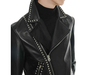 Solid Trader Elite <b>Western</b> Style Fringe Detailed Vintage Inspired Fashion Festival Statement Piece Leather <b>Jacket</b> - Product Image 4