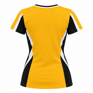 durable easy care cotton basics for women v <b>neck</b> t-shirts for <b>travel</b> and versatile casual styling for a look modern lasting look - Product Image 2
