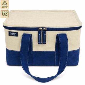 Sac isotherme en toile de coton 300 GSM pour aliments, 25,5x15,2x15,2 cm, avec logo personnalisé, vente en gros, OEM, commande en gros, modèle SS223 - Product Image 3