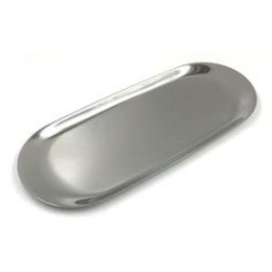 Plateau de service moderne en acier inoxydable, élégant, pour la présentation des aliments, idéal pour la cuisine, les restaurants, la restauration et l'hôtellerie - Product Image 1