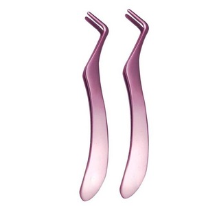 Aplicador profesional de pestañas postizas, herramienta de precisión de acero inoxidable, instrumento de aplicación de pestañas de punta fina para salón de belleza - Product Image 1