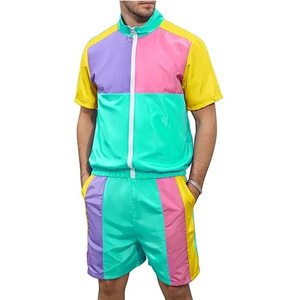 Conjunto de Chaqueta Cortavientos con Capucha para Hombre, Transpirable, Ecológico, de Secado Rápido, Largo Regular, Ropa de Calle para Exteriores - Product Image 1