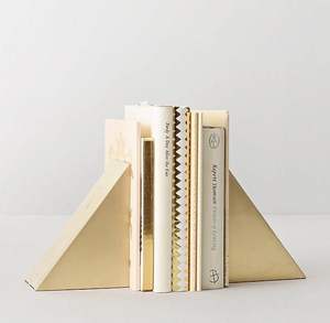 Sujetalibros Metálicos Artísticos con Diseño Creativo para Soporte Funcional de Libros y Mejora de Estantes - Product Image 1