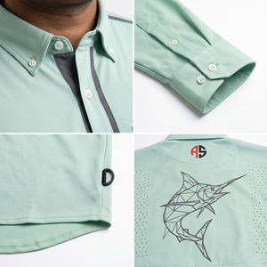 เสื้อเชิ้ตตกปลาแบบโมดูลาร์สำหรับผู้ชาย UPF 50+ แขนเสื้อแบบถอดได้ ผ้าตาข่ายระบายอากาศ เสื้อเชิ้ตอเนกประสงค์สำหรับกิจกรรมกลางแจ้ง - Product Image 4