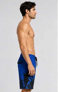 Custom <b>Mens</b> Board Shorts Manufacturer Wholesale Hawaii Swim Shorts Quick Dry Surf <b>Trunks</b> Beachwear Polyester Drawstring Pockets - Product Image 2