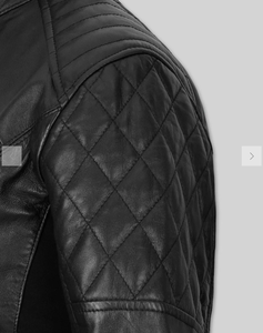 Veste en cuir pour femme modèle 2026, nouvelle mode, veste en cuir coupe-vent noire pour homme et femme, styles personnalisés - Product Image 3