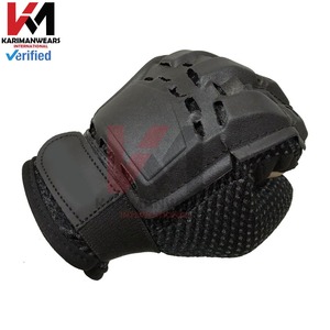 Guantes de paintball con protección de nudillos resistentes a los golpes, correa de muñeca ajustable, parte trasera de malla transpirable para exteriores - Product Image 6