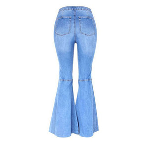 Jeans pour femmes à coupe moderne, prix de gros, respirants et tendance, logo personnalisé disponible - Product Image 2