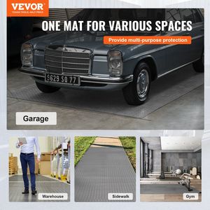 Tappetino da Garage in PVC argento da 4,9x9,2 piedi antiscivolo con struttura diamantata per auto rimorchi auto fai da te copertura 45 piedi quadrati - Product Image 2