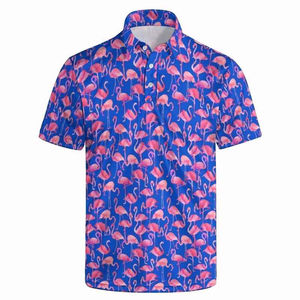 Camisa Formal para Hombre con Doble Rayas y Estampado Digital, Bolsillo, Transpirable, Logotipo Personalizado, Color Sólido, Manga Corta, Material Premium - Product Image 1