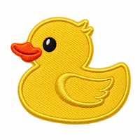 Patchs thermocollants en sequins brodés 3D en forme de canard jaune en caoutchouc, appliques de dessin animé mignonnes et amusantes pour vestes, chapeaux, sacs et vêtements