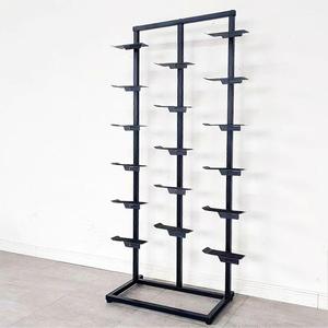 Tall Black <b>Shoe</b> Rack Multi Tier Vertical Organizer High Capacity Space Saving Design Strong Frame Modern <b>Storage</b> Display Stand - Product Image 1