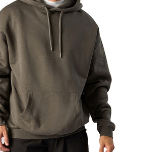 OEM Services Wholesale Price 100% Cotton Fleece Pullover <b>Hoodies</b> for <b>Men</b> Winter Use <b>Lightweight</b> Warm for Sleeves Pocket Best - Product Image 3
