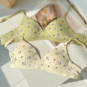 100% Organic Cotton Girls Training Bra with GOTS Certified Fabric | <b>Soft</b> Wireless Bralette | Low MOQ OEM ODM Private Label - Product Image 2