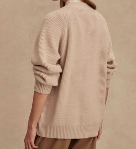 Premium V-Neck Button Up Silk Blend Knit Breathable Shirt Women's Smooth Texture Elegant Jumper High Quality Seasonal <b>Tops</b> - Product Image 2