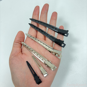 Pinces à cheveux en métal personnalisées avec logo d'entreprise et pinces à cheveux promotionnelles en fer pour filles, outil de maquillage - Product Image 5