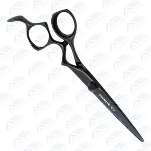 Noir 5.75 pouces forgé japonais acier cisaillement cheveux coupe ciseaux cisailles Kit professionnel coiffure beauté Instruments - Product Image 2