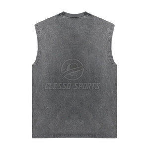Nouveau design, t-shirts sans manches pour hommes, coton et polyester, vente en gros de t-shirts sans manches pour hommes - Product Image 4