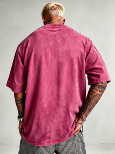 Camiseta de Mujer con Lavado Ácido al por Mayor, de Alta Calidad para Chicas, Impresión Personalizada, Ajuste Delgado, Lisa, Duradera, Transpirable para Entrenamiento - Product Image 4