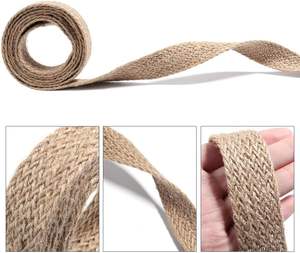 Ruban en jute écologique – Ruban décoratif en fibre naturelle pour emballage cadeau, artisanat, mariage et emballage en gros - Product Image 5
