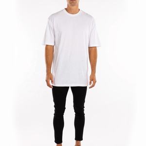 เสื้อยืดโอเวอร์ไซส์ลำลองสำหรับผู้ชาย เนื้อผ้าคอตตอนผสม นุ่มสบาย ระบายอากาศได้ดี แฟชั่นทันสมัย - Product Image 2