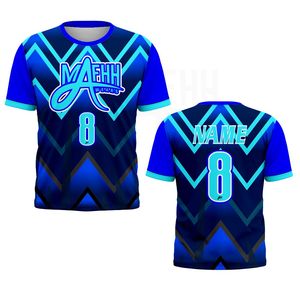T-shirt col rond 100% polyester pour homme, impression par sublimation, design personnalisé, faible MOQ, par MAFHH WEARS - Product Image 4