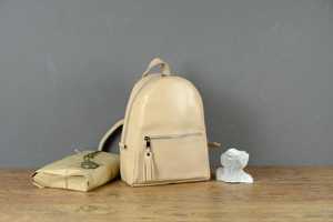 Mochila mini de cuero genuino personalizada, proveedor mayorista OEM, otras mochilas, mochila de cuero para mujer, bolsa LSBP-0100 - Product Image 1