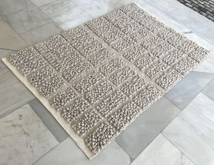 AISHA FABS Manufacture Price Direct Factory Top Selling Modern Hand <b>Woven</b> Indian Dhurry Thick <b>Flat</b> Pile Area <b>Rug</b> Stripes Wool - Product Image 1