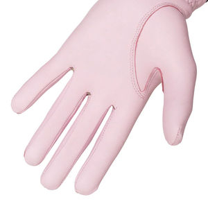 Gants de golf Pyrotect en cuir véritable à doigts entiers, avec sangle de poignet réglable, antidérapants, respirants, légers, motif à pois, unisexe - Product Image 6