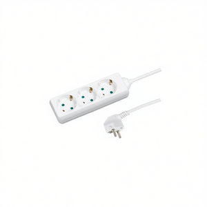Enchufe múltiple de 3 tomas para el hogar sin interruptor, cable de 3.0M, ALARGADOR 3 BASES SIN INTERRUPTOR CON CABLE - Product Image 2