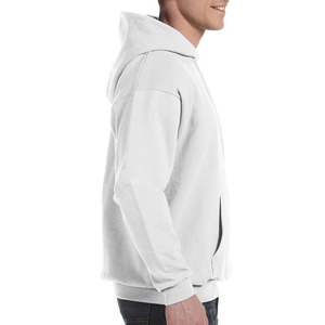 Nouveaux sweats à capuche unisexes pour hommes, 100% coton, poids lourd, pull-over uni, streetwear, logo personnalisé pour hommes - Product Image 3
