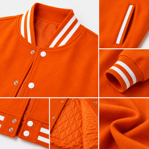 Vêtements d'extérieur Varsity au style classique et au confort agréable, offrant une chaleur pratique pour un usage quotidien et saisonnier à la mode. - Product Image 5