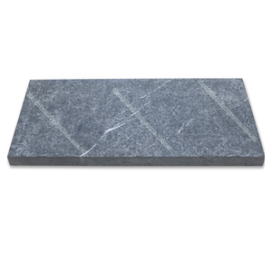 Pas cher Vietnam Flammé Bluestone Gris Foncé Antidérapant Calcaire Carreaux Dalles de Pierre Frittée Extérieure Pierre Flexible pour Chemin de Piscine - Product Image 5